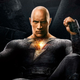 Dwayne Johnson in a poster for DC's Black Adam.